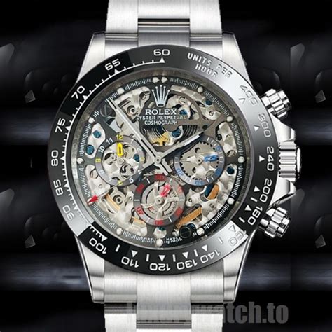 skeleton watch rolex|coolest skeleton watches.